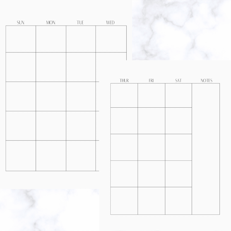 two-page-monthly-calendar-printable-free-planner-pages