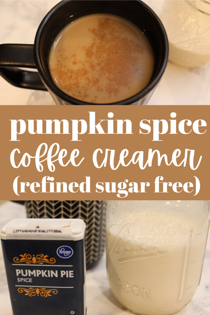 refined sugar free pumpkin spice coffee creamer 