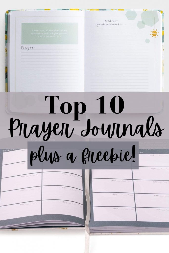 top 10 prayer journals for pinterest pinning