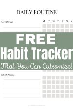 FREE Daily Routine Chart Printable (That You Can Edit)!