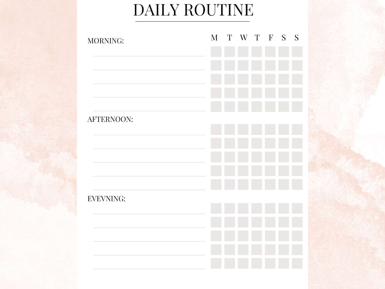 Create Routine Chart Own FREE Daily Routine Chart Printable (That You Can Edit)!