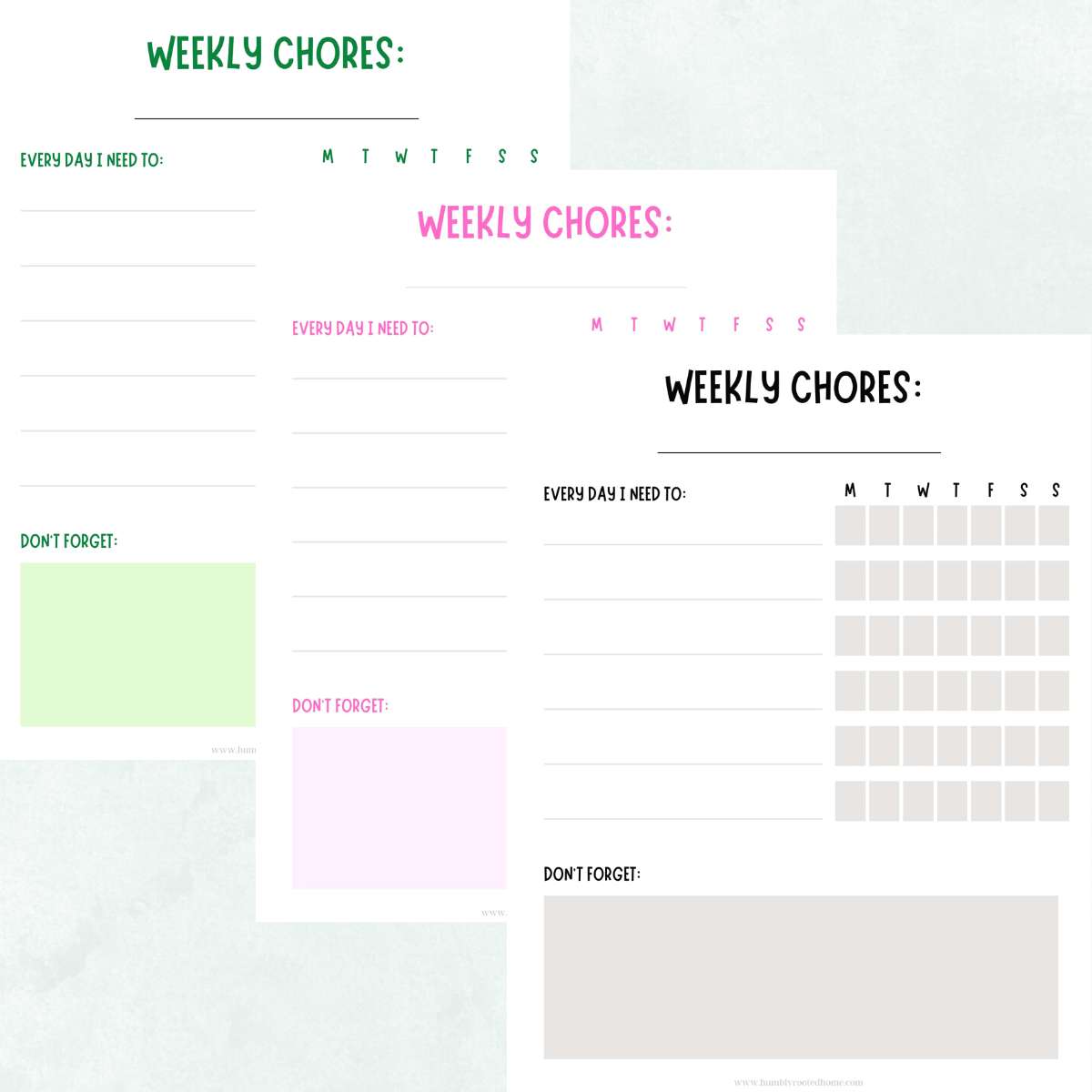 FREE Weekly Chore Chart for Kids that You Can Edit!