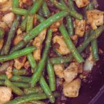 stir fry cashew chicken and green beans