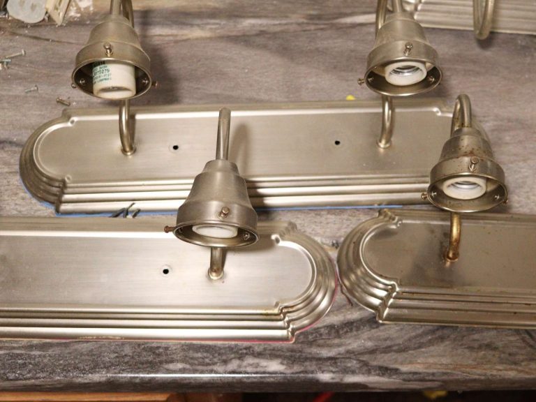 How to Update Your Bathroom Light Fixture with Spray Paint