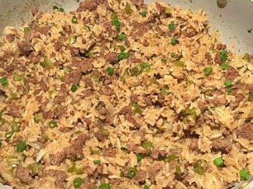 Easy One Pot Rice Dressing Recipe -