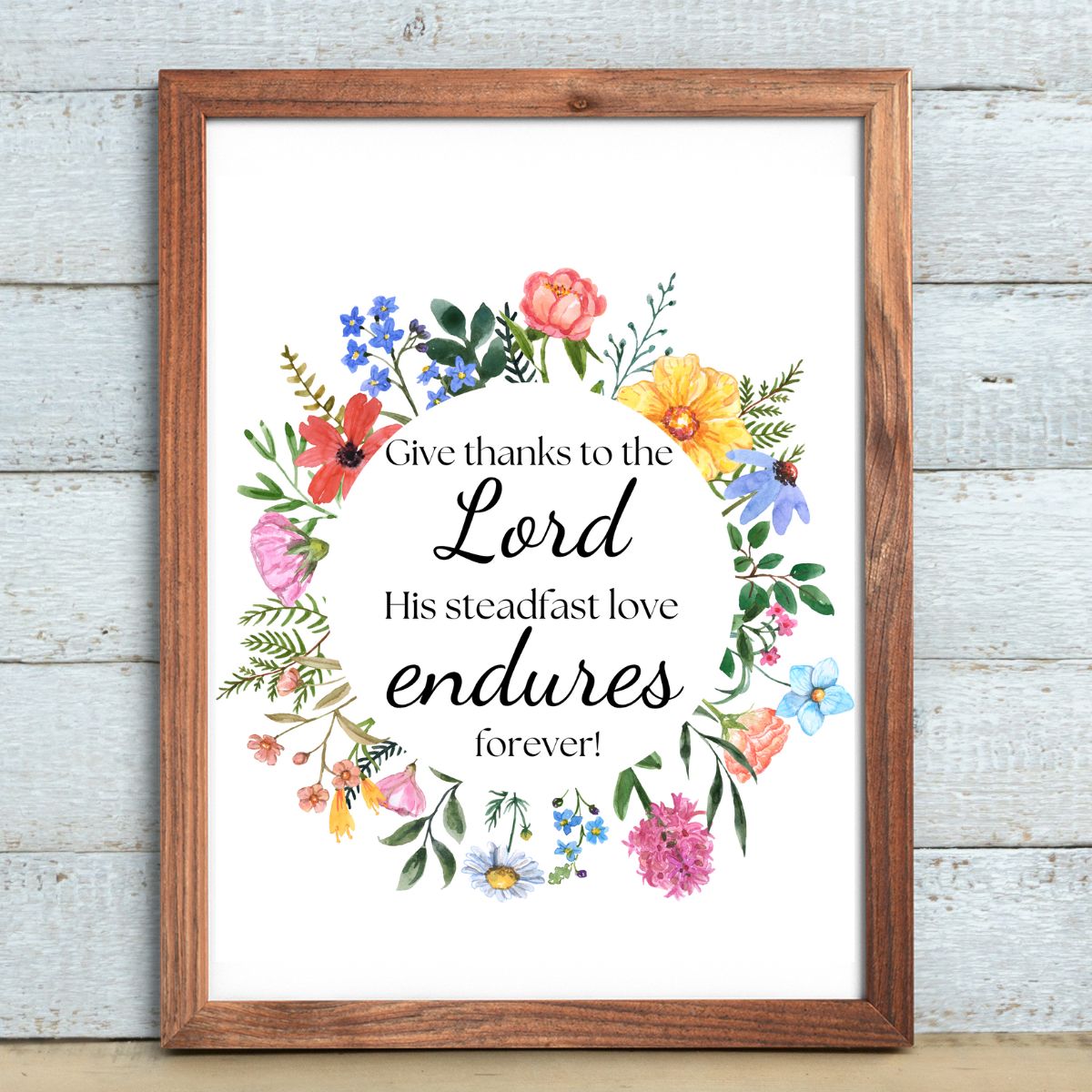 Free Printable Bible Verses with Beautiful Floral Designs