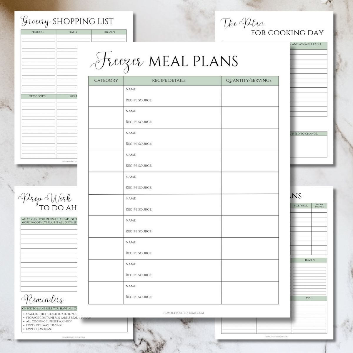 How to Plan a Freezer Meal Cooking Day (Free Printable Guide)
